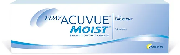 Acuvue Moist 1 day  with Lacreon