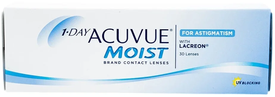 Acuvue Moist 1 day for Astigmatism with Lacreon